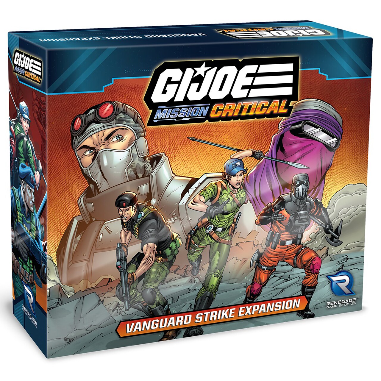 G.I. JOE Mission Critical: Vanguard Strike Expansion - RPG Cooperative Miniatures Boardgame, New Heroes, Nemesis & More, Ages 14+, 2-5 Players
